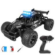 Samochód Terenowy Elektryczny RC 1:12 z LED - Czarny