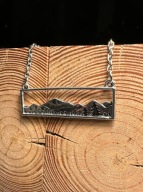 Naszyjnik regulowany handmade Góry Mountains