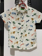 5 Koszula Mountain Warehouse zwierzęta tropików bawełna 10 lat 128 cm