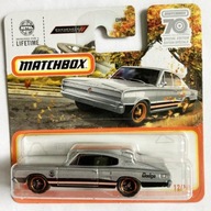 Matchbox 1966 DODGE CHARGER SILVER 70 LAT MATCHBOX NOWY 2023 1:64