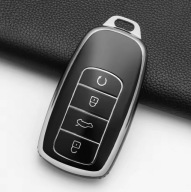 Czarno-srebrne etui na kluczyk Omoda 5 C5 Chery Tiggo 8 7pro Jaecoo 7 J7 J8