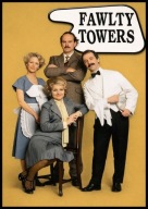A2 PLAKAT FILM PLAKAT SERIAL HOTEL ZACISZE , FAWLTY TOWERS (1975-1979)