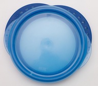 Nuka talerzyk do karmienia 8m+ z przykrywką niebiesk LIKWIDACJ SKLEPU -50%