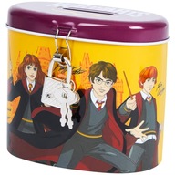 HARRY POTTER Skarbonka Metalowa Zamykana na Kłódkę