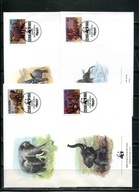 A51541)WWF-FDC Ssaki: Uganda 361 - 364