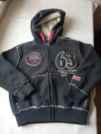 E-Bound Bluza z kapturem kurtka z kożuszkiem rozpinana r 128