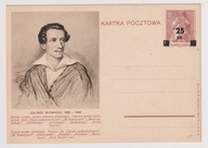 1944 całostka Fi Cp89 II/10 Juliusz Słowacki