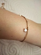 BRANSOLETKA DIAMENTY KRYSZTAŁY DIAMENTAMI KRYSZTAŁAMI DIAMENCIKI VINTAGE