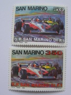 San Marino - Wyścig samochodowy o Grand Prix SM - Mi. 1282-83 **