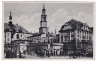Poznań Rynek Odwach Tramwaj Swastyki ok.1939r. d873