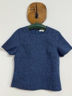 247 elegancka granatowa bluzka abstrakcja kształty linie Moods of Norway