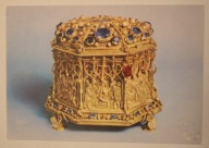 Puszka na głowę św. Stanisława, 1504. złota. Skarbiec Katedralny na Wawelu