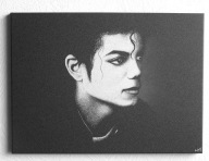 Michael Jackson Oryginalny obraz ręcznie grawerowany w blasze... Staloryt