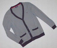 JEAN PAUL FRANCE r.L GRANATOWY ROZPINANY SWETER