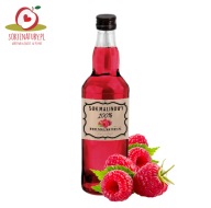 Sok z malin w butelce toczony bez konserwantów bez dodatku cukru malinowy