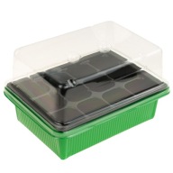 MINISZKLARENKA MINISZKLARNIA DO KIEŁKOWANIA ROZSADY 12 KOMÓR 4X4 CM