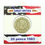 20 pence 1983 Wielka Brytania moneta