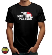 ŚMIESZNA KOSZULKA „THE NORTH POLE” – IDEALNA NA ŚWIĘTA – ROZMIAR XXL