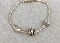 PANDORA SREBRNA BRANSOLETKA O SPLOCIE WĘŻYKOWYM WEEKENDOWA OBNIŻKA