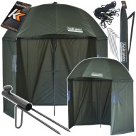 WODOSZCZELNY PARASOL WĘDKARSKI NAMIOT Z BOKAMI 3/4 2,2m HOKKAIDO + WBIJAK !