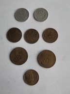 Zestaw 8 starych monet 20 groszy, 2 i 5 zł plus 20 h Gramy dla WOŚP ( nr 14