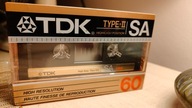 Kaseta magnetofonowa TDK SA 60
