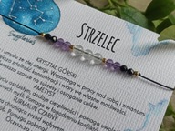 Strzelec. Bransoletka na szczęście, kamienie, amulet