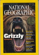 NATIONAL GEOGRAPHIC- LIPIEC 2001 GRIZZLY po angiel