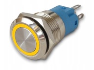 Przycisk Chwilowy Wandaloodporny ACS 230V 22mm Żółty