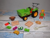 a132 PLAYMOBIL traktor ogrodniczy jedzenie