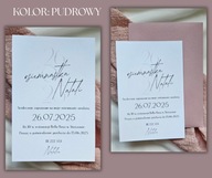 Zaproszenia urodzinowe z kopertą W CENIE na 18 20 30 40 50 60 70 80 90 100