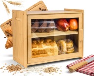 Chlebak Pierre bambusowy pojemnik na chleb - 40 cm