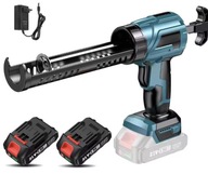 Pistolet do silikonu Kleju Uszczelniania Elektryczny18V LED RegulacjaZESTAW