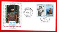 Wenezuela / Koperta FDC / 2158-2159 ( Międzynarodowy Rok Dziecka ) 1979 r.