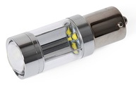 BA15S LED ŻARÓWKA P21W 8 CREE XBD 40W BIAŁA 360°