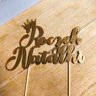 TOPPER NA TORT PERSONALIZACJA ROCZEK DEKORACJA