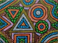 Gracjan Roztocki - Wizje kosmiczne PŁÓTNO 30 x 40 cm.