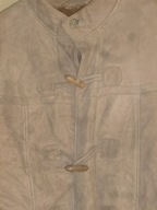 KOŻUCH DAMSKI -R-L-SKÓRA NATURALNA -WEŁNA OWCZA.ZIMA.KURTKA ,FUTRO.