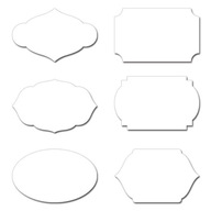 NAKLEJKI etykiety samoprzylepne, zmywalne 180 szt