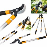 SEKATOR TELESKOPOWY DO DRZEW OGRODU SADU DWURĘCZNY NOŻYCOWY NOŻYCE MOCNE