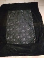 KAPA NARZUTA CZASZKI GOTHIC SKANDYNAWSKI 117/144 CM AKSAMIT