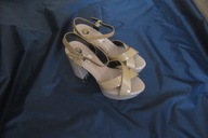 SANDAŁKI LAKIEROWANE ROZM 38