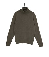 Męski Sweter Golf Beżowy Lindbergh White |R. M