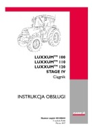 Case LUXXUM 100, 110, 120 (Stage IV) - instrukcja obsługi ciągników PL