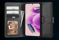 Etui z klapką Tech-protect do Xiaomi Redmi Note 12S czarny