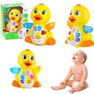 TAŃCZĄCA KACZKA INTERAKTYWNA ŚPIEWAJĄCA - ŚWIATŁO DZWIĘK RUCH DLA DZIECI