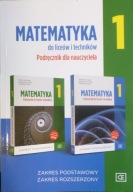MATEMATYKA 1 podręcznik książka nauczyciela Pazdro
