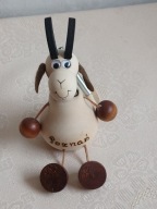 KOZIOŁEK na sprężynie - pamiątka z pobytu w Poznaniu