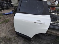 Nissan Qashqai J10 Lift 2010-2014 drzwi lewe tylne tył QABG biała perła