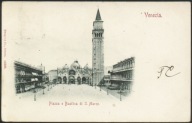 Venezia. Piazza e Basilica di S. Marco - Stengel & Co., Dresda 1898 Litho